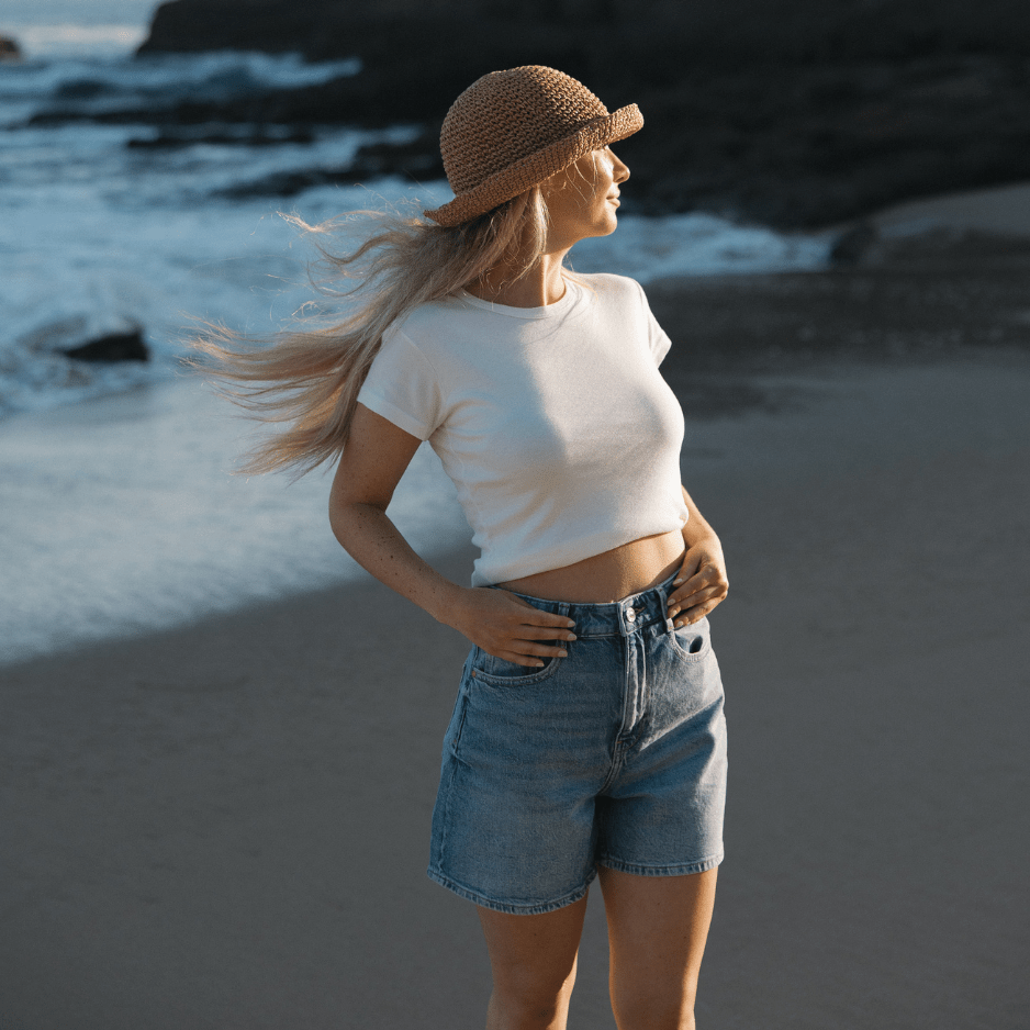Core Tee Ivory - Stitched Apparel